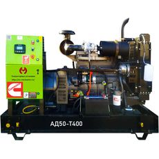  АД50-Т400 дизельный генератор 50 кВт открытый на раме, фото 1 